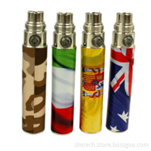 E-cigarette EGO colorful battery, 650/900/1100mAh capacity, new model